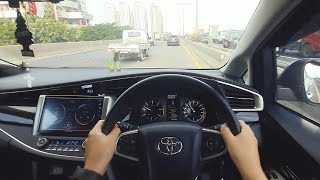 Download lagu Highway Driving | POV Driving Toyota Kijang Innova Reborn 2.4 V Diesel A/T 2022 | Jakarta highway mp3