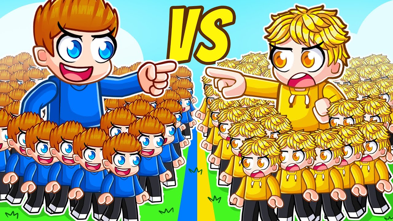 ARMIA KLONÓW WOJANA vs PTYSIA w Roblox!