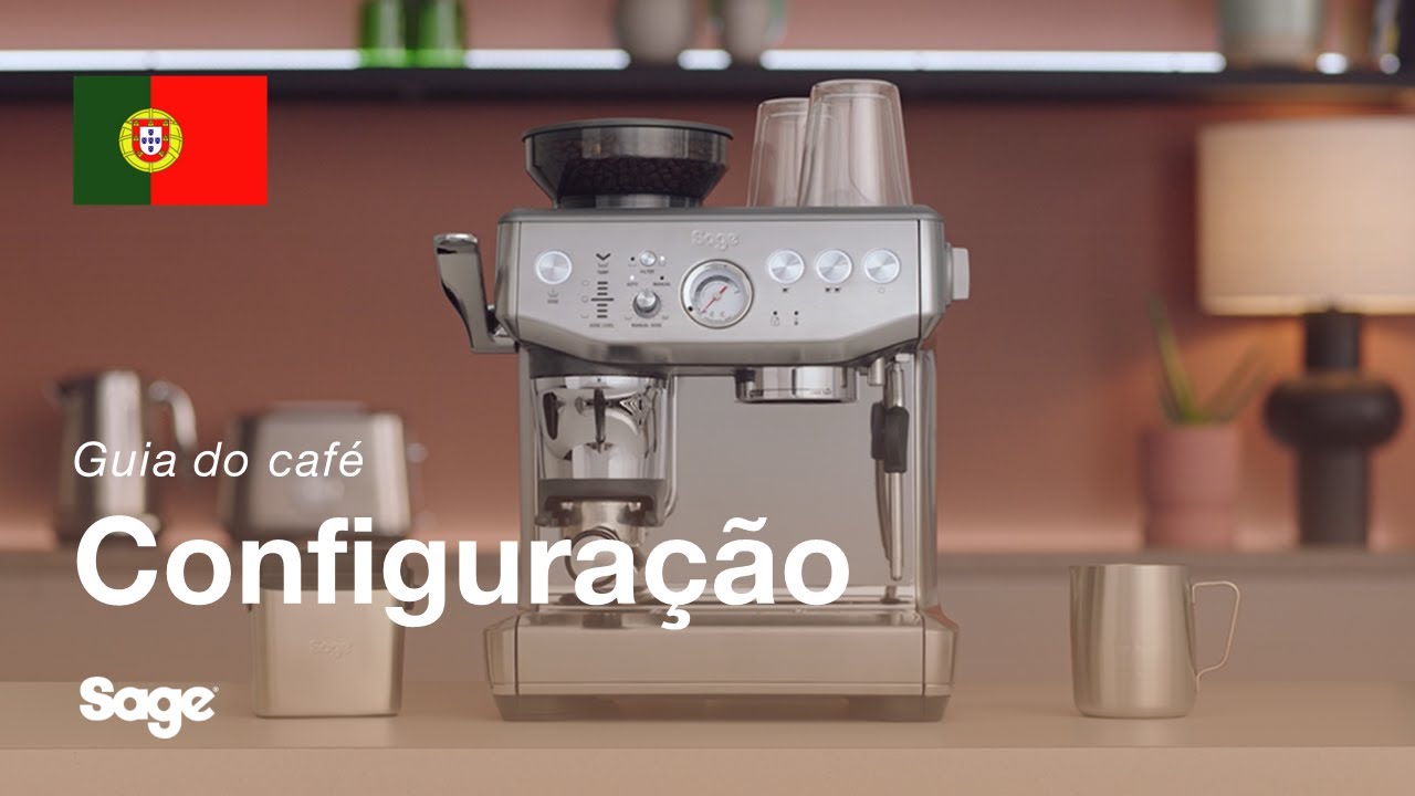 Tutorial de guia de café Breville - Configurando a sua máquina