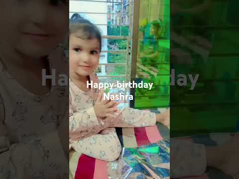 Nashra Happy birthday 🎂🎉