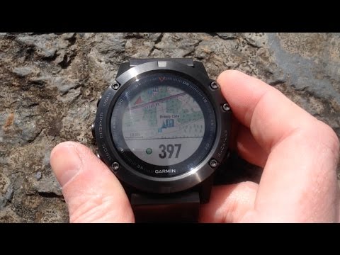 Garmin Fenix 5x Navigation in practice around Llyn Brenig in North Wales