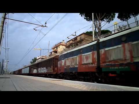 E655.451 sul MI 85485 Prato Centrale - Roma Smistamento, in transito a Settebagni