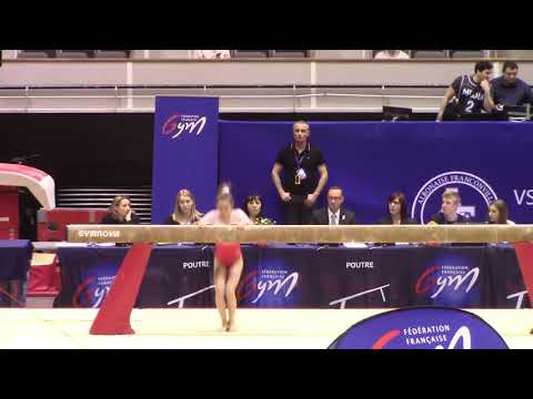 Clarisse Passeron Poutre Petite finale Top 12 2018