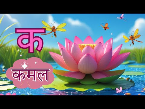 क से कमल Ka Se Kamal - Hindi Varnamala - Hindi Phonics Song - Hindi Alphabet Song