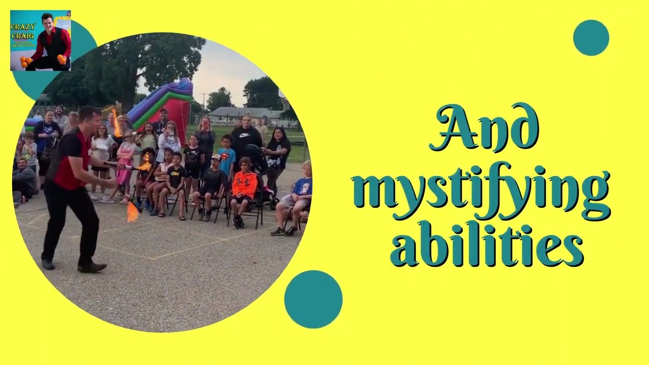 Promotional video thumbnail 4 for Crazy Craig Juggling Variety Show