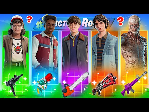 The *RANDOM* STRANGER THINGS BOSS Challenge in Fortnite!