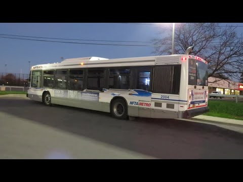 NFTA Metro Ride Route 67A Inbound bus 2011 - 2000 Novabus LFS