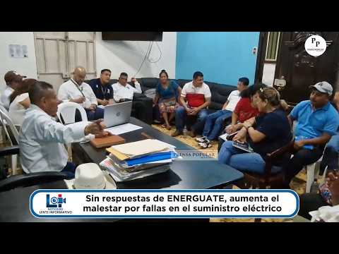 Sin respuestas de Energuate por fallas en el suministro eléctrico