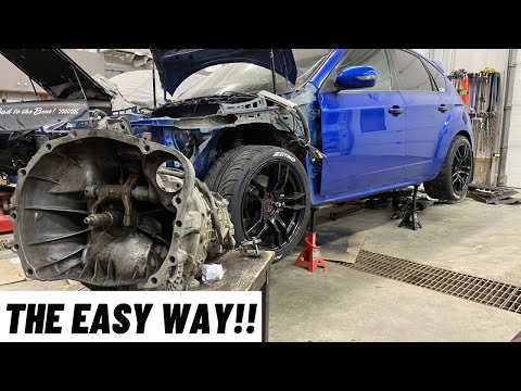 SUBARU TRANSMISSION SELECTOR SHAFT SEAL REPLACEMENT! WITHOUT REMOVING THE EXTENSION HOUSING!!