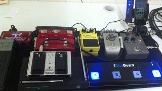 Interação Pedais analogicos e Amplitube