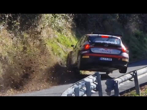 12 ° Rally Ronde Val Merula 15 2 26 , PS 2 SAN DAMIANO (ripresa ogni auto) CRASH HYUNDAI I20 N.2