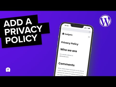 , title : 'How to Add a Privacy Policy in WordPress (Really Easy!)'