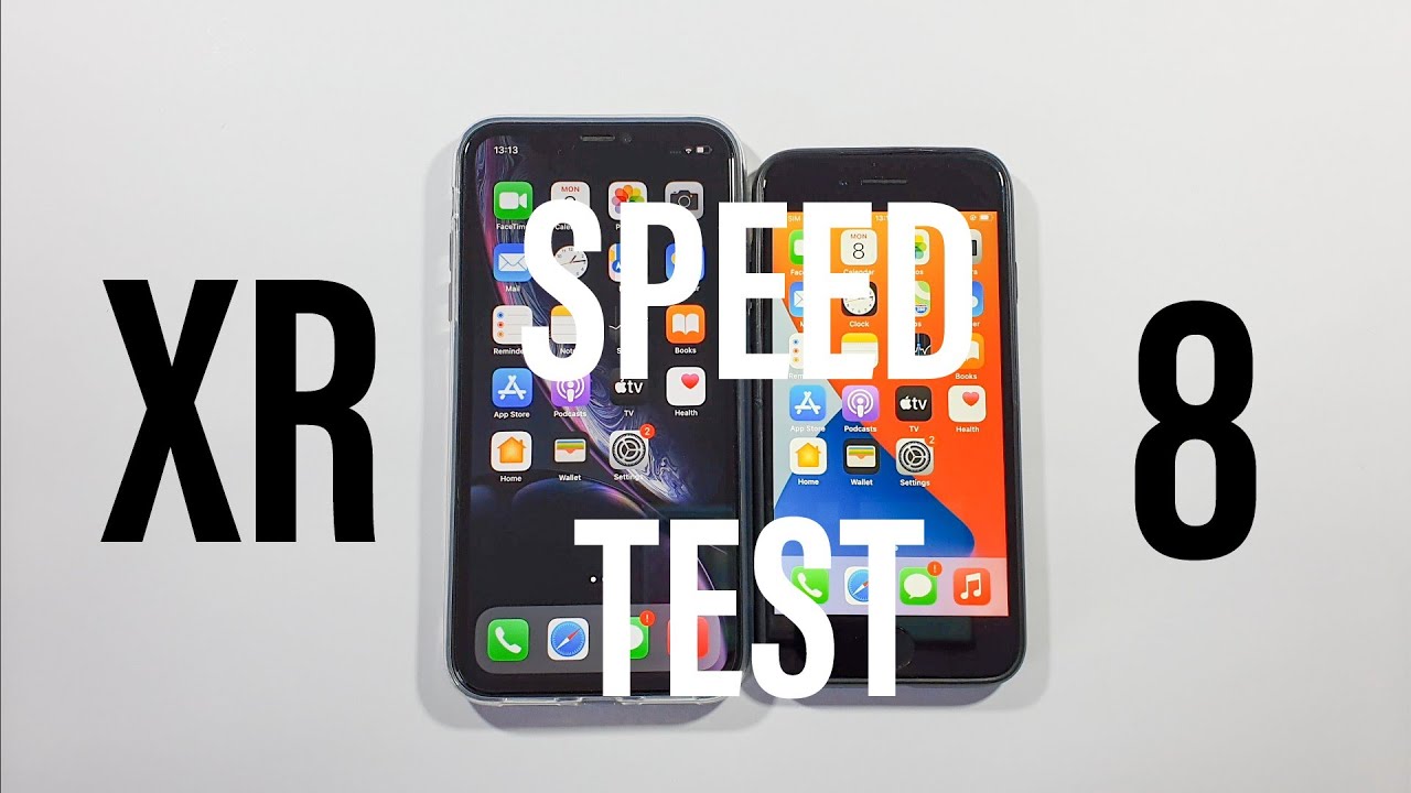 Iphone XR vs Iphone 8 Speed Test