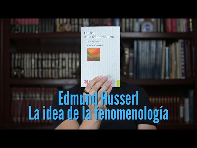 Vídeo relacionado con La idea de la fenomenología