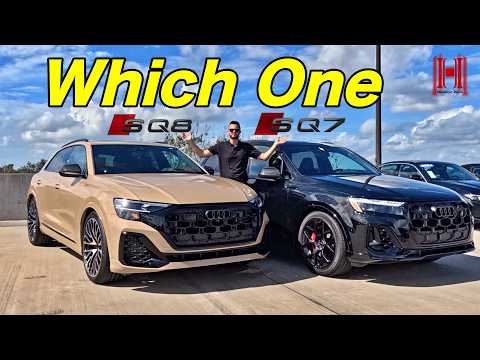2025 Audi SQ7 vs Audi SQ8: Which One Is Better? | Full Specs & Test Drive