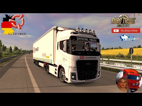 Euro Truck Simulator 2 (1.36) Ford Trucks F-Max v1.0 First Delivery Berlin to Hamburg + DLC's & Mods