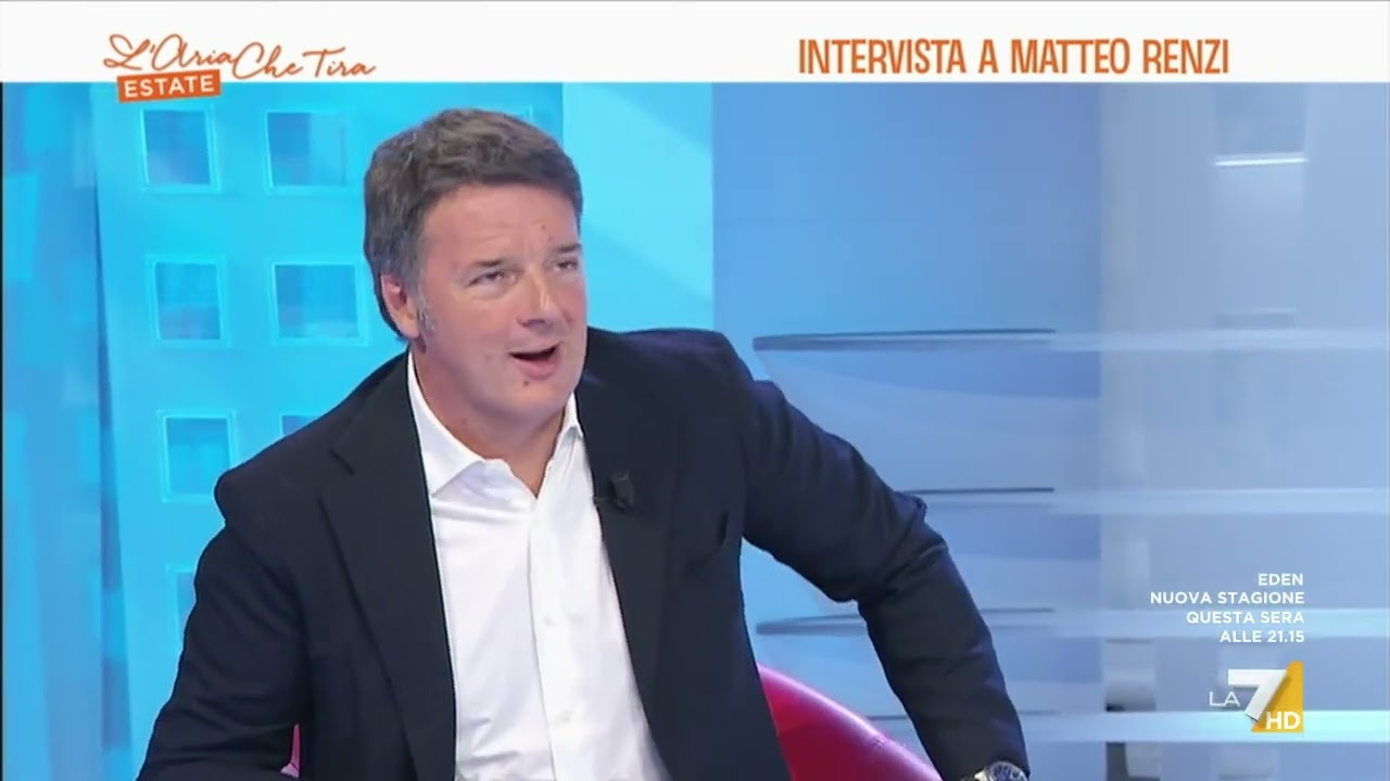 'Italia sul serio', Matteo Renzi: "Occorreva che uno dei due, tra me e Calenda, facesse un ...