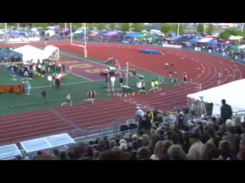 Patrick Gibson of Squalicum High School breaks WIAA 2A Boys 3200M Run at 2012 WIAA Track