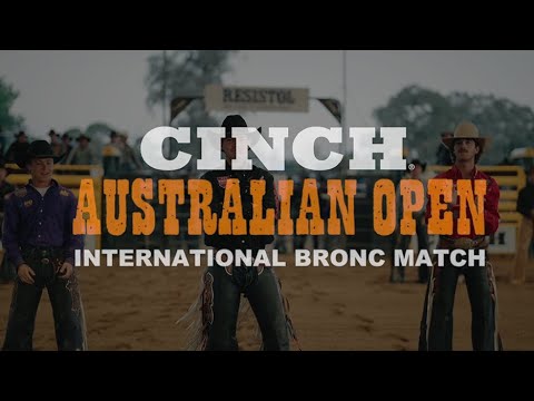 1st annual Cinch Australian Open International Bronc Match
