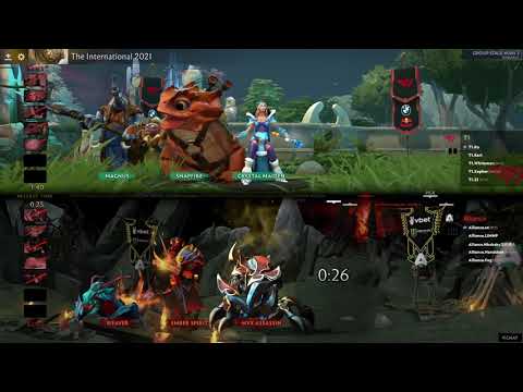 [EN] T1 vs Alliance - Dota 2 The International 2021 - Group Stage Day 3 1/2