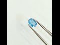 Aquamarine Gemstone Sky Blue Color Oval Shaped Santa Maria