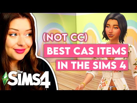 Using The BEST CAS ITEMS in The Sims 4 // Sims 4 CAS Favourites (NOT CC)