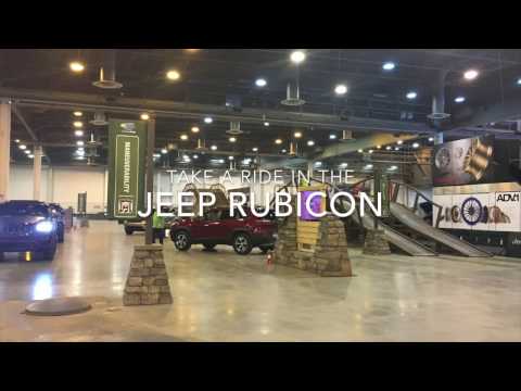 Jeep Wrangler Rubicon on the Obstacle Course
