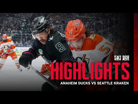 Anaheim Ducks vs. Seattle Kraken | 1/23 Game Highlights