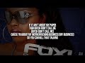 Foxy Brown - 'Bout My Paper (Lyrics On Screen) ft. Mystikal