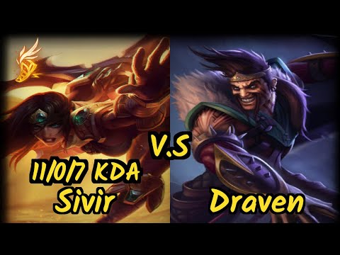 Dardoch (SIVIR) vs DRAVEN - 11/0/7 KDA BOTTOM ADC GAMEPLAY - NA Ranked DIAMOND