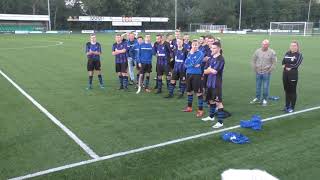 Prijsuitreiking Finale Regio Toernooi O23J.