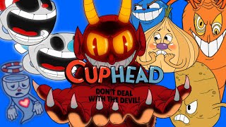 DERROTEI OS PRIMEIROS CHEFES do CUPHEAD e foi INSANO!