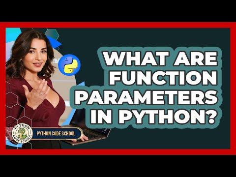 What Are Function Parameters In Python Python Code School