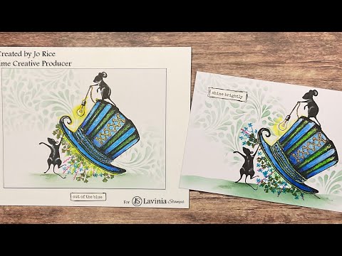 Finding A Secret Garden by Jo Rice #laviniastamps #cardmakingvideo