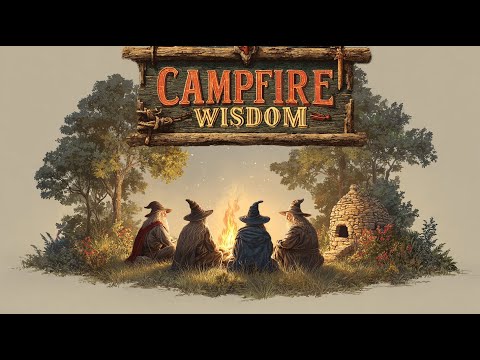 Campfire with a Wizard | Medieval Relax Music