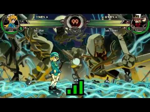 Skullgirls Encore - Dark Fulgore vs DuLLaHan