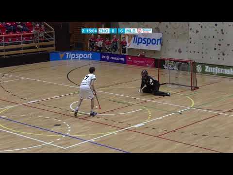 Sestřih 15. kola Tipsport Superligy: TJ Znojmo LAUFEN CZ - Technology Florbal MB (14. 12. 2018)