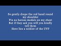 Bob King Here Lies A Soldier With Lyrics