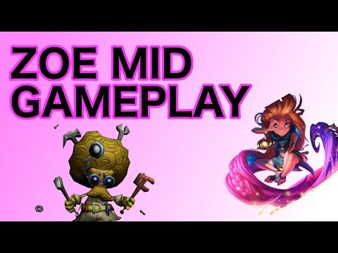 Zoe VS heimerdinger midlane Gameplay 2017 HD
