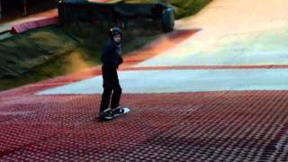 preview picture of video 'Snowboard Lesson 5 - Polmont Dry Slope'