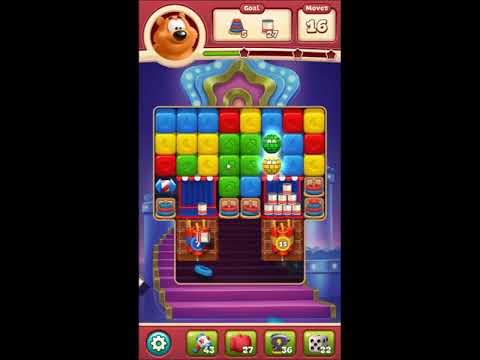 Toon Blast Level 2486 - NO BOOSTERS 🐻🐺🐱 | SKILLGAMING ✔️