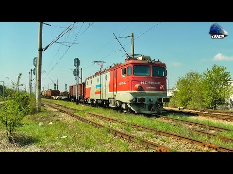 ED 91 53 0 474 048 2 & Marfar CFR MARFA Freight Train in Cluj Napoca Est - 08 April 2014