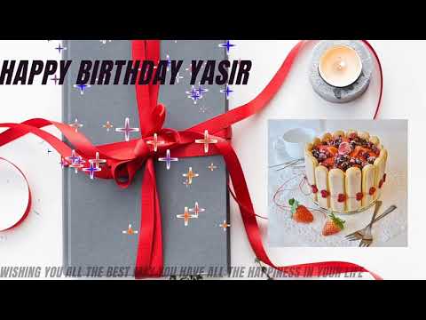 Birthday Status||Yasir|Status Song||Happy Birthday Yasir