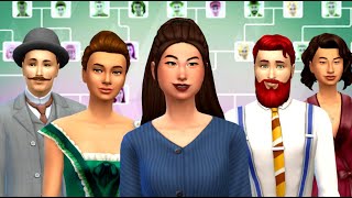 I tried to make the largest family tree possible in the Sims 4!