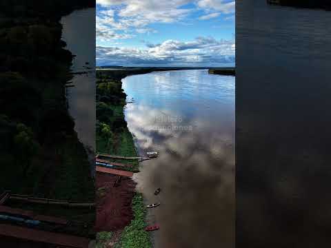 El Rio Uruguay en una tarde de Otoño de 2026 en Santo Tomé, Cortientes