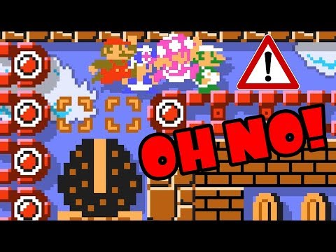 Super Mario Maker 2 Multiplayer Co-OP Gameplay