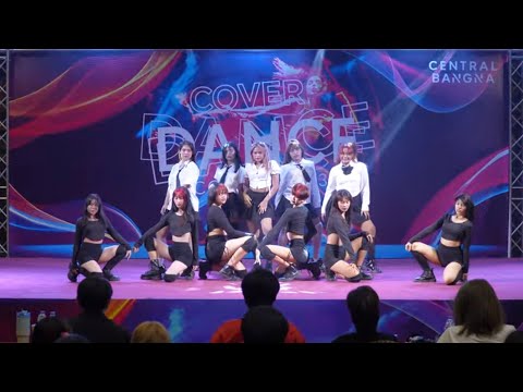 QUEENÍE cover Le  sserafim - Blue flame + FEARLESS ( Audition ) @Central Bangna 2023