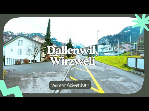 Exploring Wirzweli Village in Winter | Dallenwil Switzerland 🇨🇭 Winter Travel