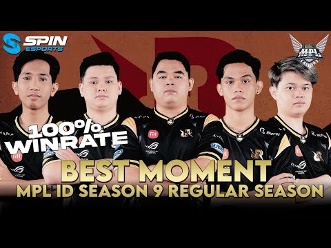 BEST MOMENT RRQ HOSHI MPL ID S9 REGULAR SEASON - THE UNDEFEATED 100% WINRATE ROSTER!