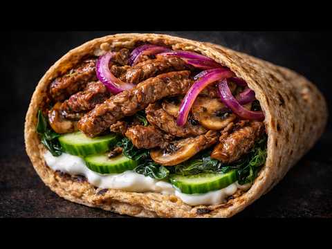 Je zult niet geloven dat havermout zo kan smaken (Eiwitrijke rundvleeswrap) | Hartige havermout